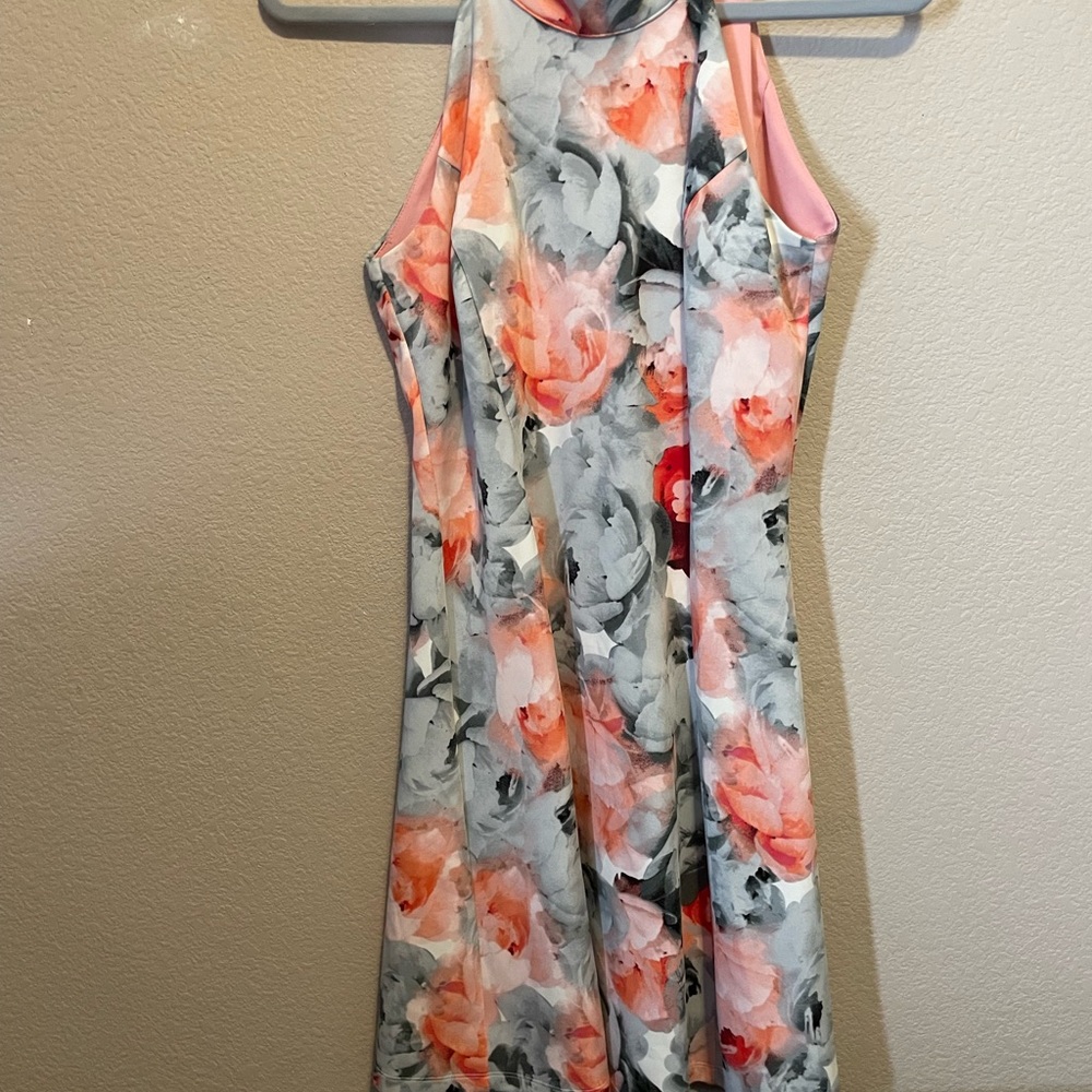 En Focus floral halter dress